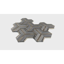 Classically Popular golden And Silver high quality aluminium metal mosaic tiles